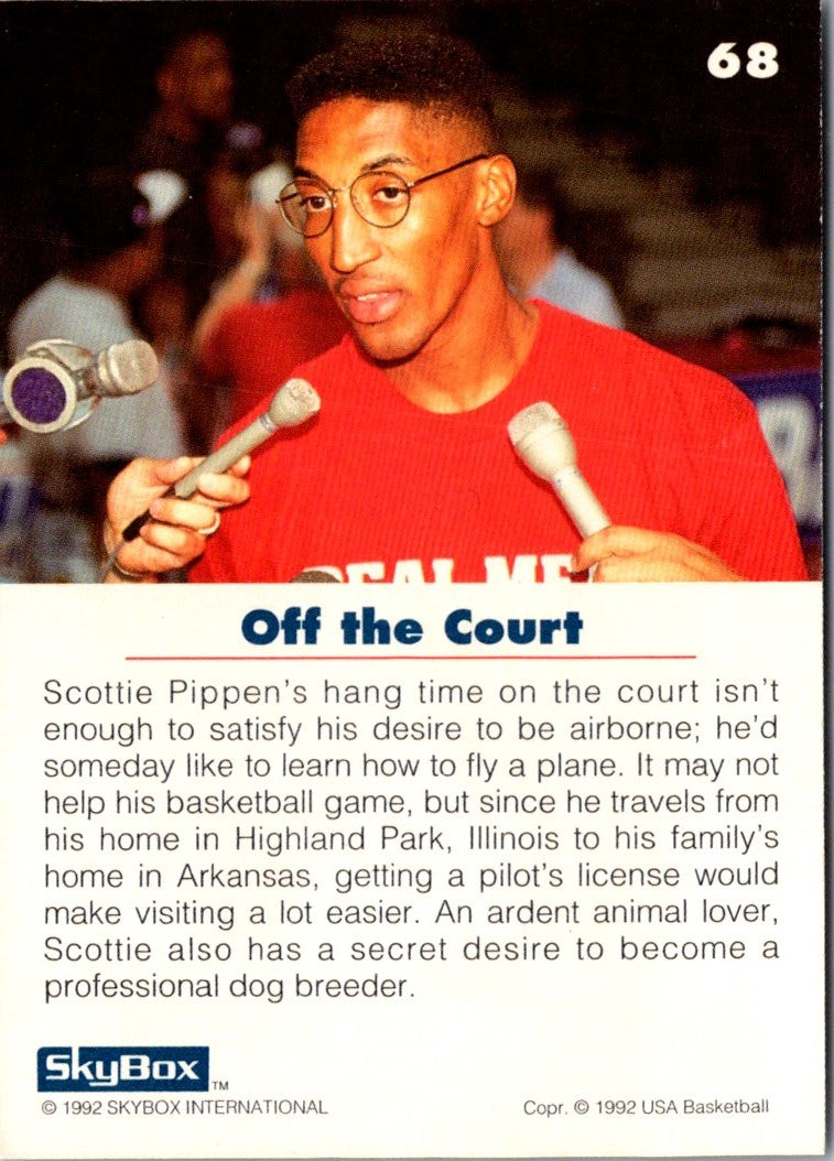 1992 SkyBox USA Scottie Pippen