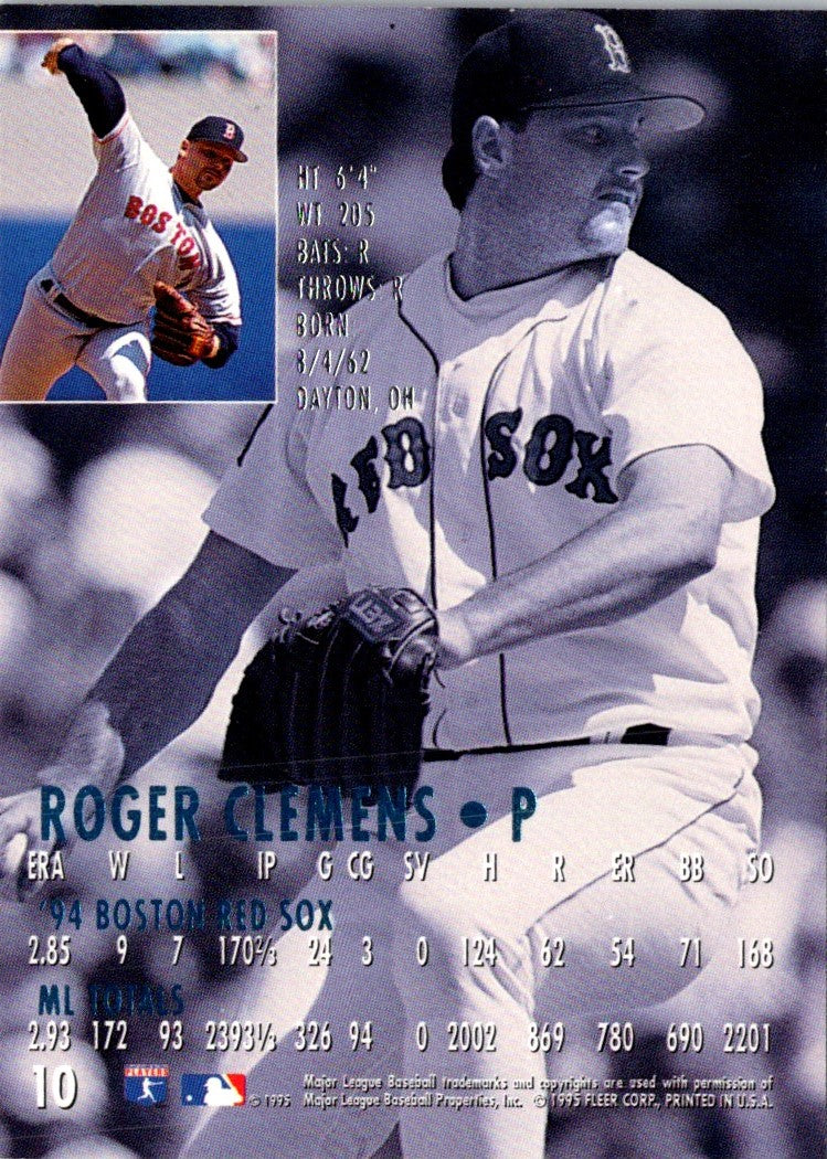 2002 Fleer Premium Diamond Stars Roger Clemens