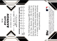 2019 Bowman Platinum Top Prospects Rylan Bannon #TOP-68