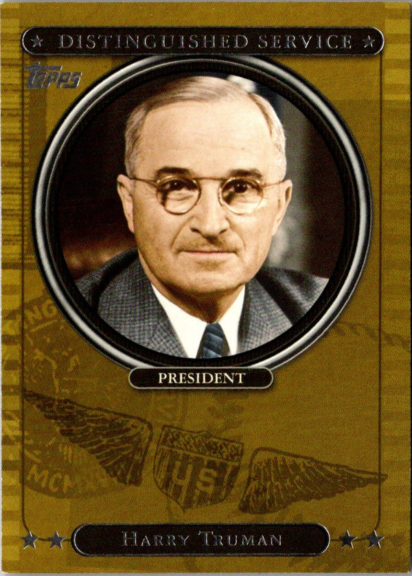 2007 Topps Distinguished Service Harry S. Truman #DS9