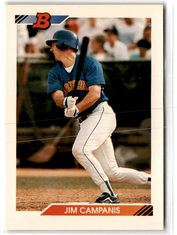 1992 Bowman Jim Campanis #144 Rookie