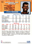 1993 Hoops Anthony Bowie