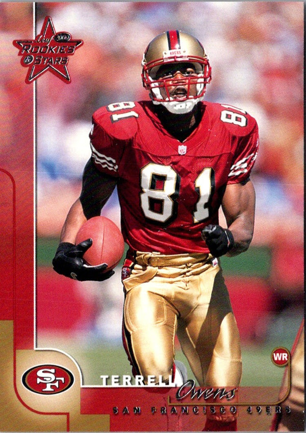 2000 Leaf Rookies & Stars Terrell Owens #75