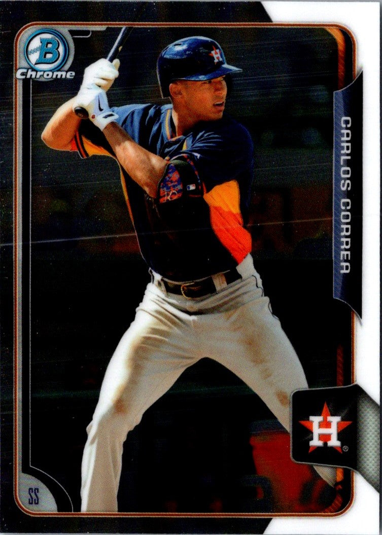 2015 Bowman Chrome Prospects Carlos Correa