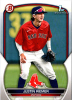 2023 Bowman Draft Justin Riemer #BD-182 Rookie