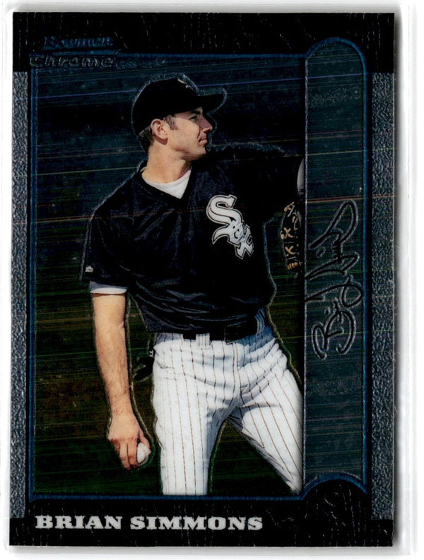 1999 Bowman Chrome Brian Simmons #146