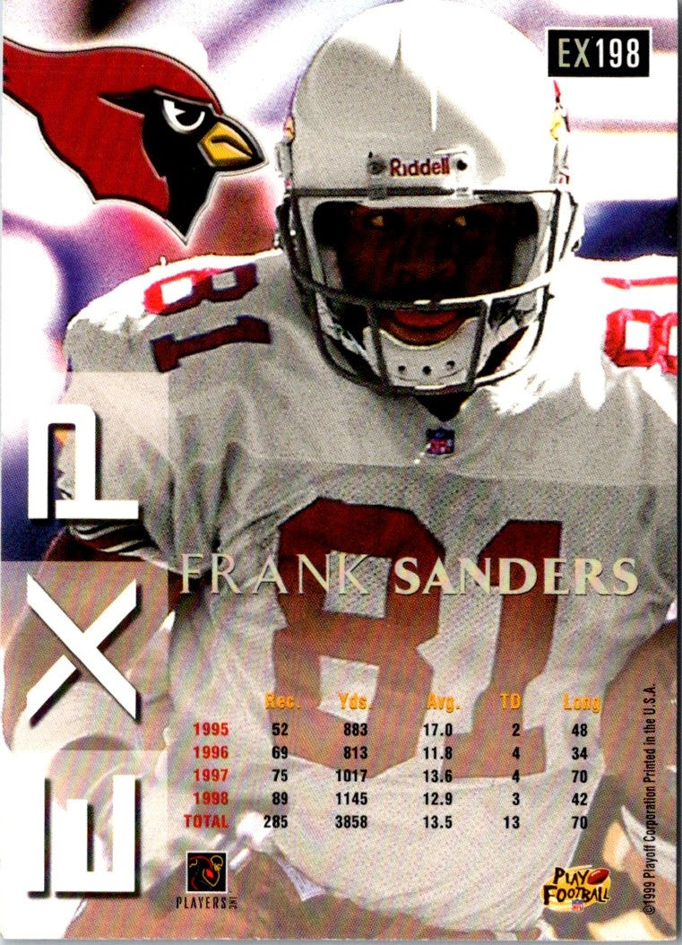 1999 Playoff Prestige EXP Frank Sanders