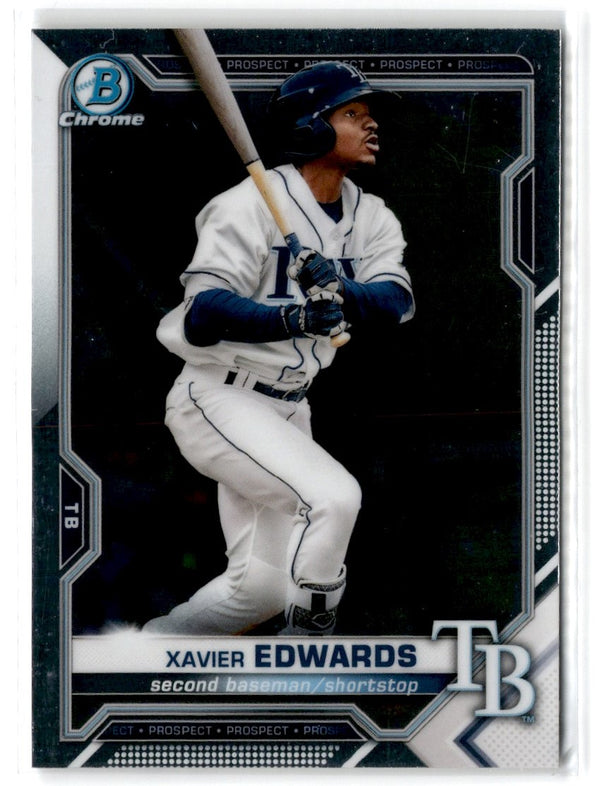 2021 Bowman Chrome Prospects Atomic Refractor Xavier Edwards #BCP-101