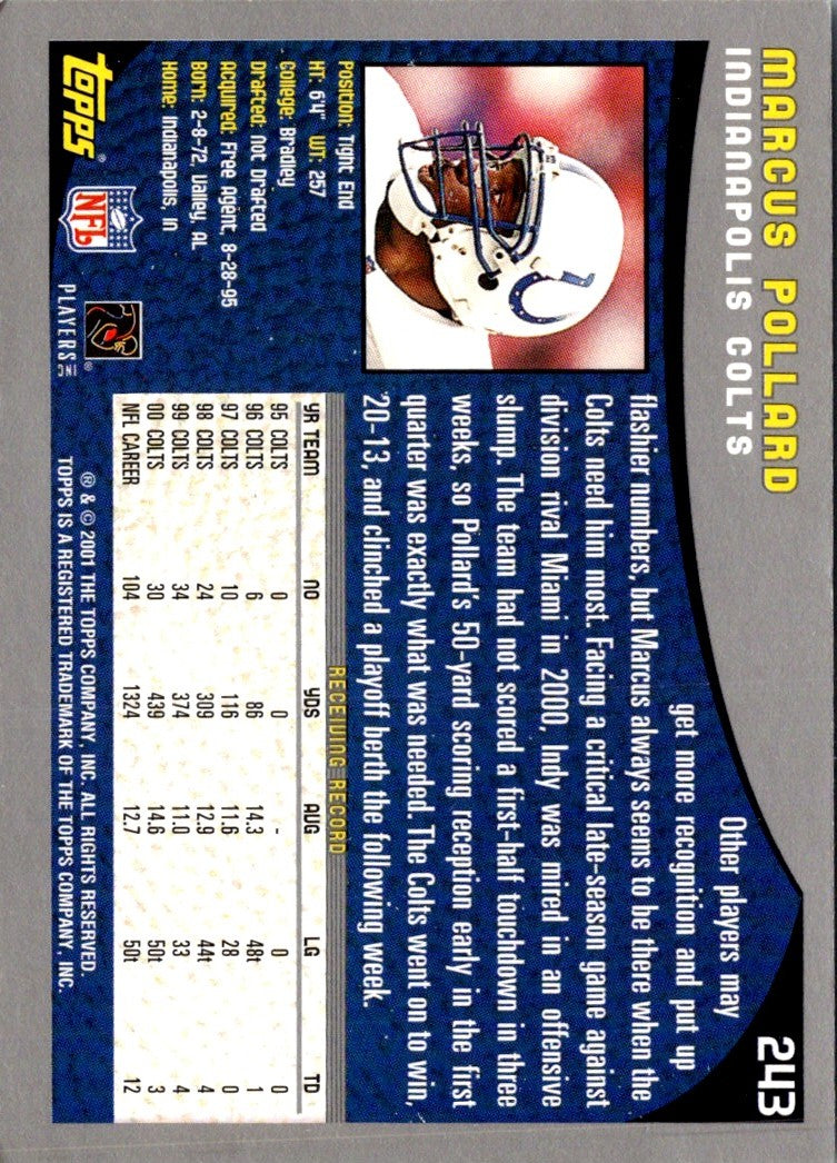 2001 Topps Marcus Pollard