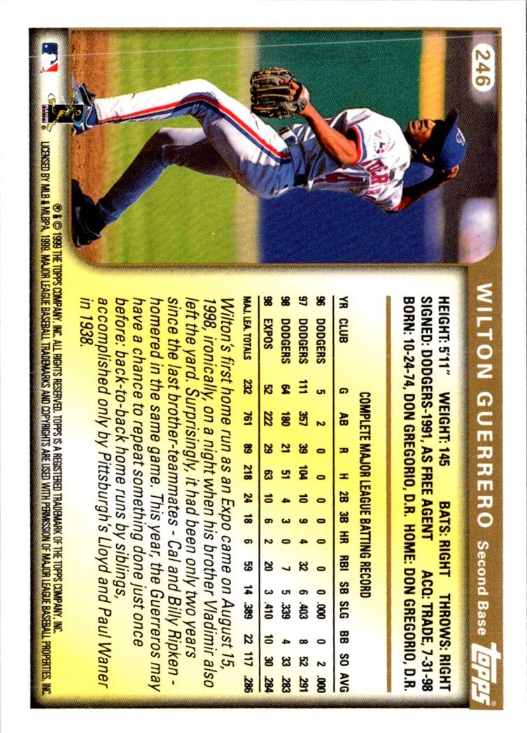 1999 Topps Wilton Guerrero