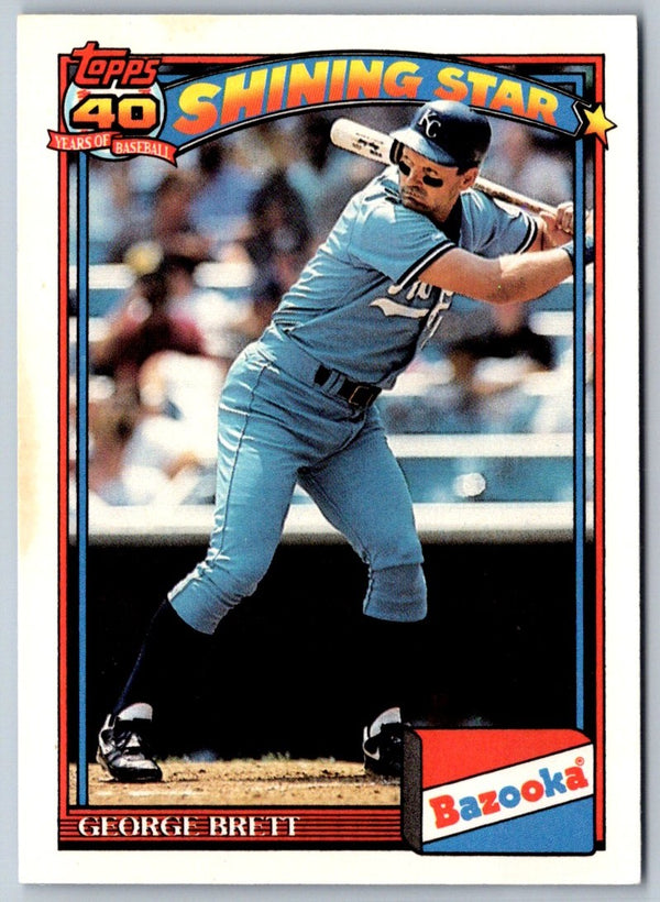 1991 Topps Bazooka George Brett #10