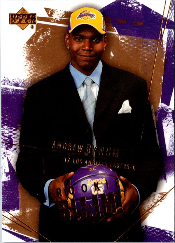 2005 Upper Deck Slam Andrew Bynum #99 Rookie