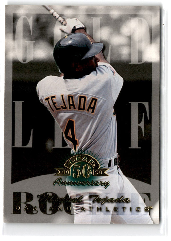 1998 Leaf Miguel Tejada #186