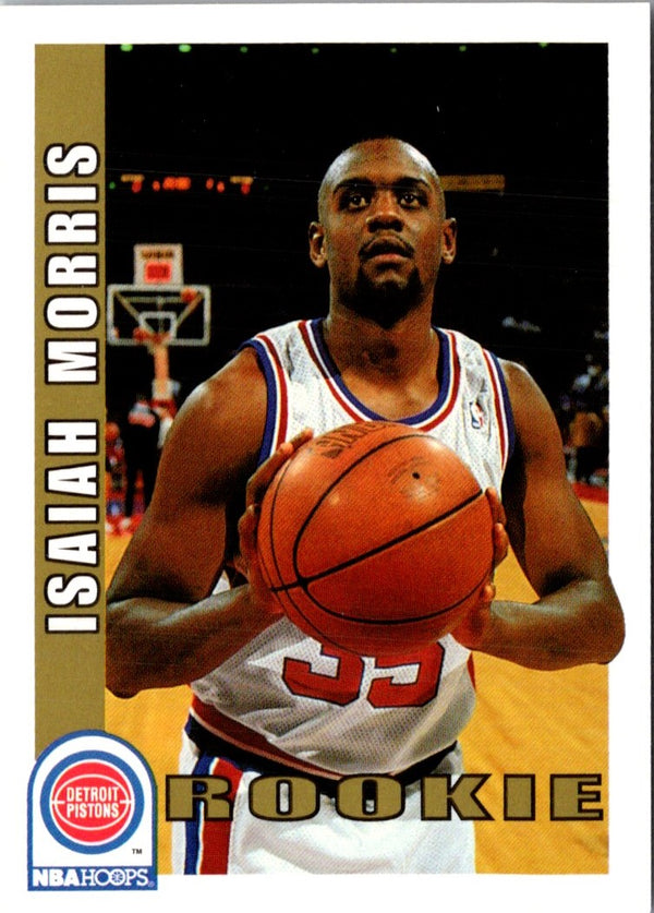 1992 Hoops Isaiah Morris #382 Rookie