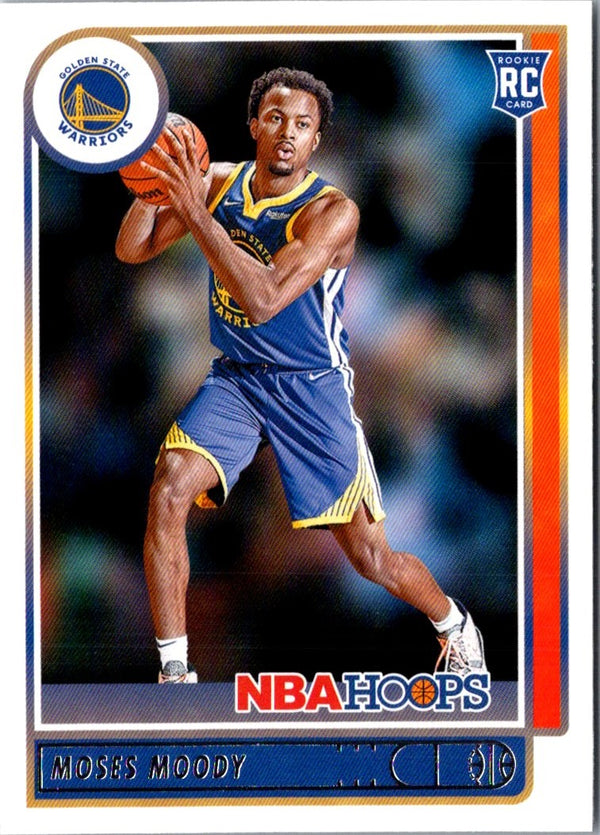 2021 Hoops Blue Moses Moody #229