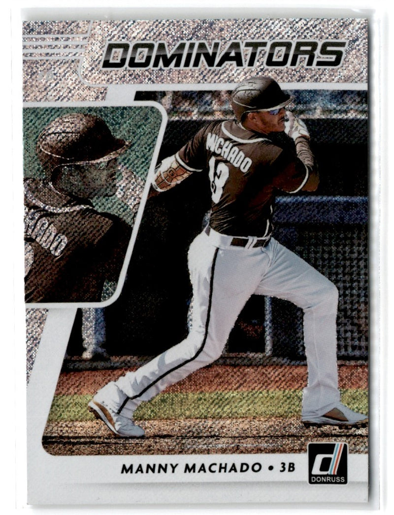 2021 Donruss Dominators Manny Machado