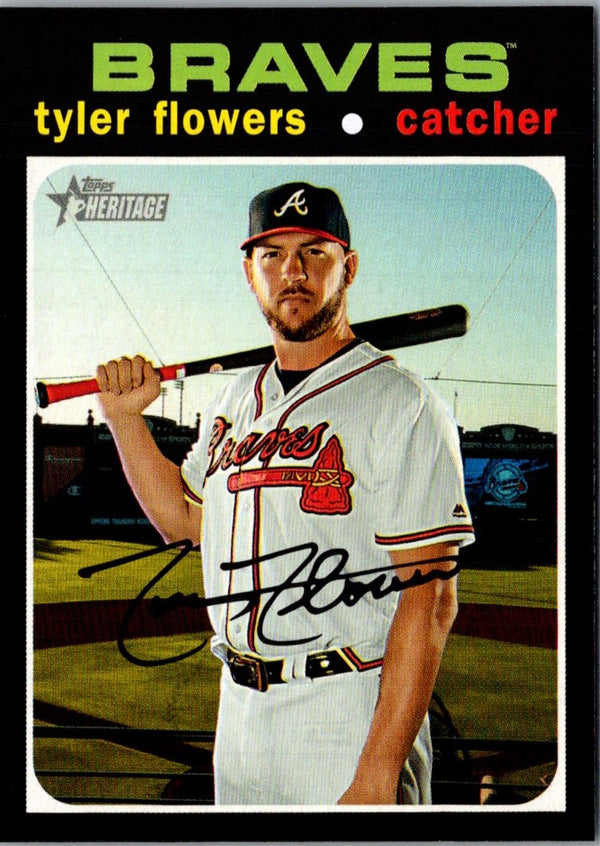 2020 Topps Heritage Tyler Flowers #108