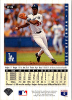 1994 Collector's Choice Signature Jose Offerman #219