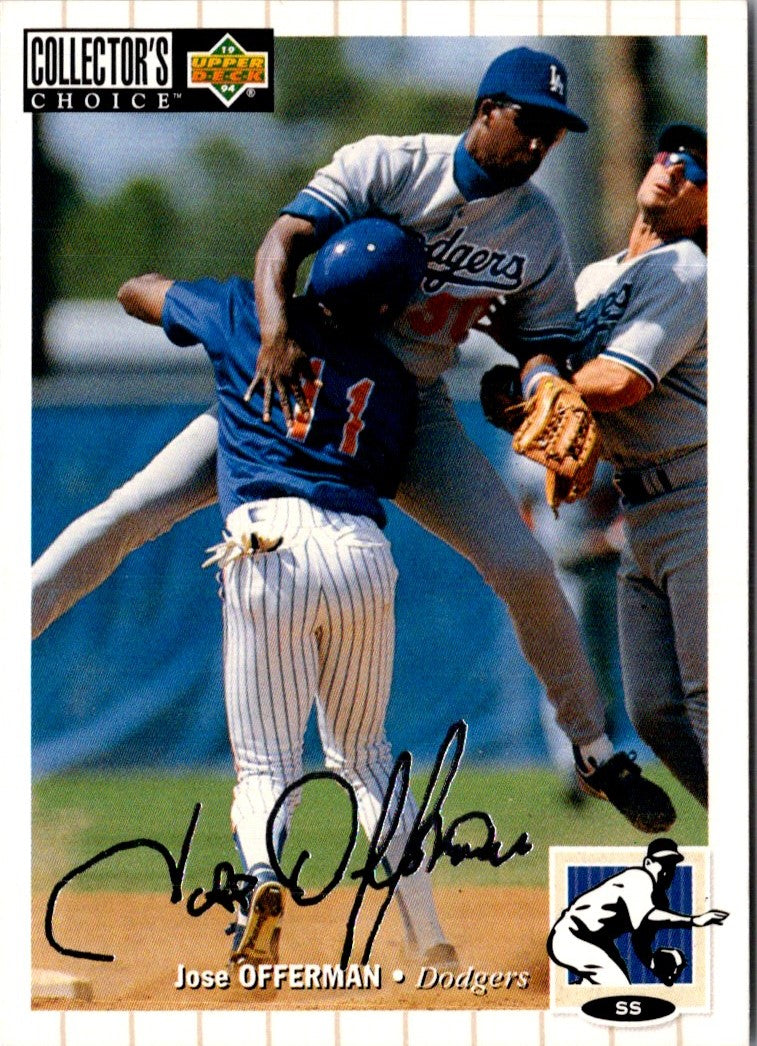 1994 Collector's Choice Signature Jose Offerman