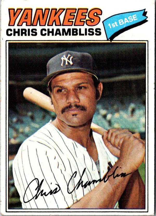 1977 Topps Burger King New York Yankees Chris Chambliss #12