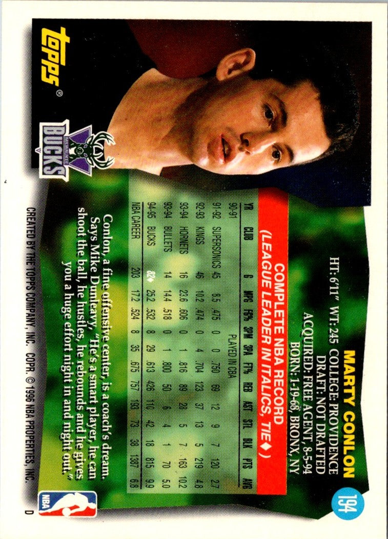 1995 Topps Marty Conlon