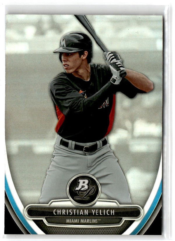 2013 Bowman Platinum Prospects Christian Yelich #BPP12