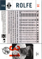 2001 Upper Deck Legends of New York Red Rolfe #114