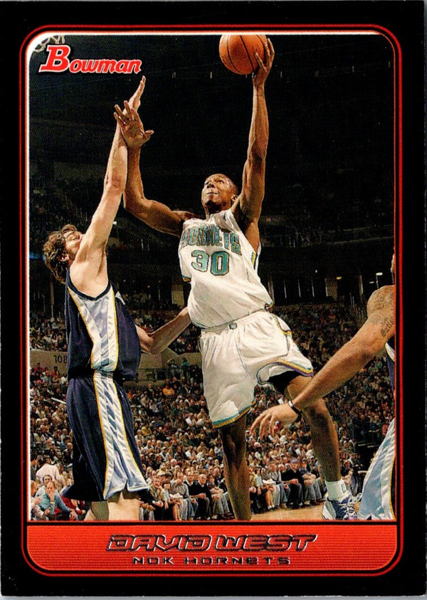 2006 Bowman David West #19