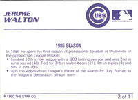 1990 Star Jerome Walton #2