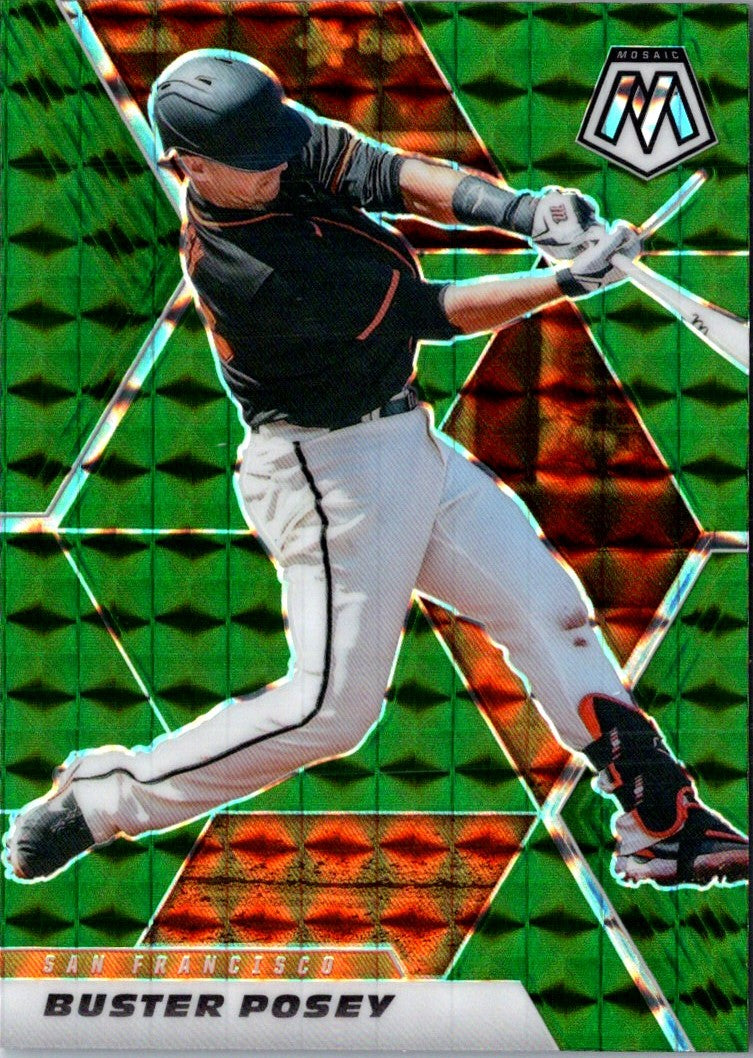 2021 Panini Mosaic Green Buster Posey