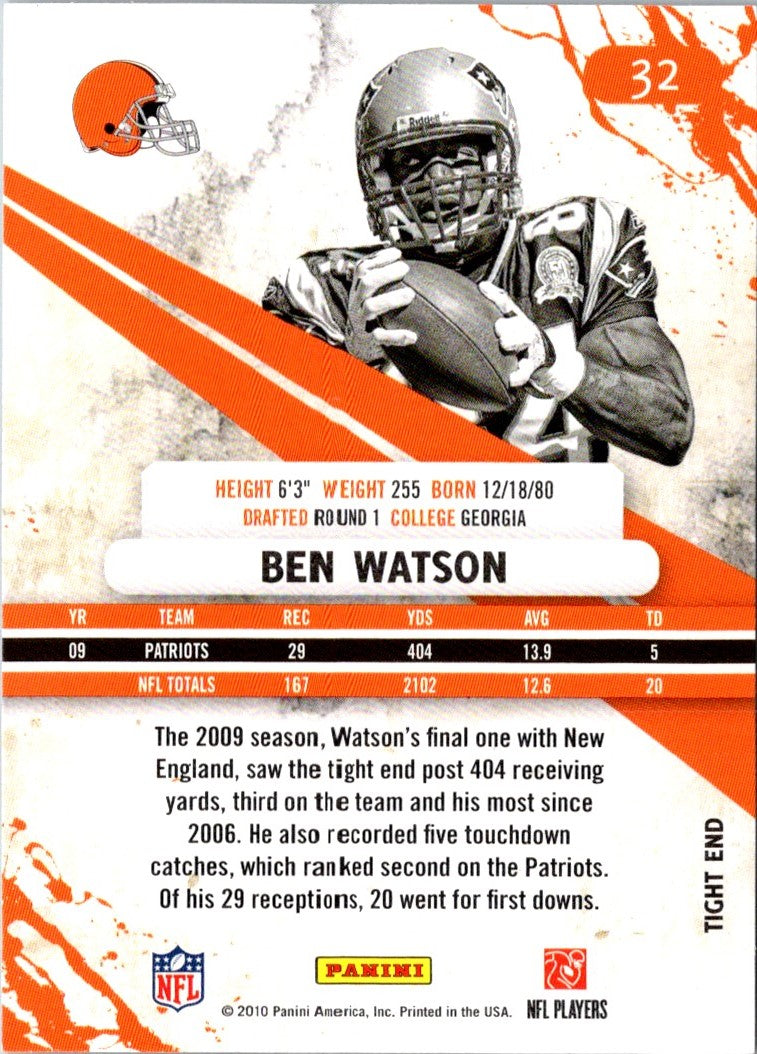 2010 Panini Rookies & Stars Longevity Ben Watson