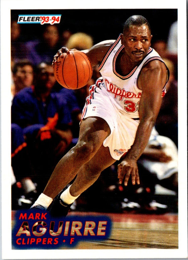 1993 Fleer Mark Aguirre #305