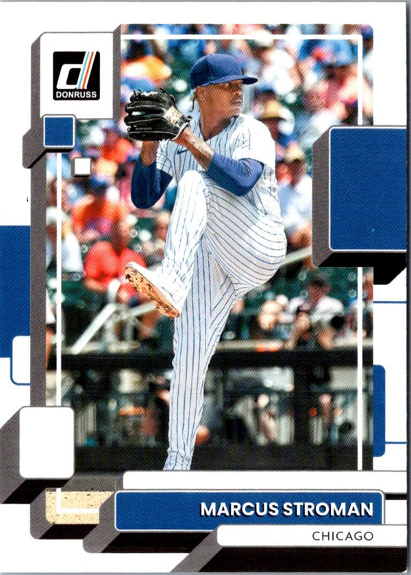 2022 Donruss Holo Blue Marcus Stroman #143