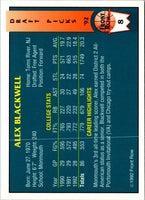 1992 Front Row Draft Picks Alex Blackwell #8