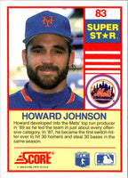 1990 Score 100 Superstars Howard Johnson #83