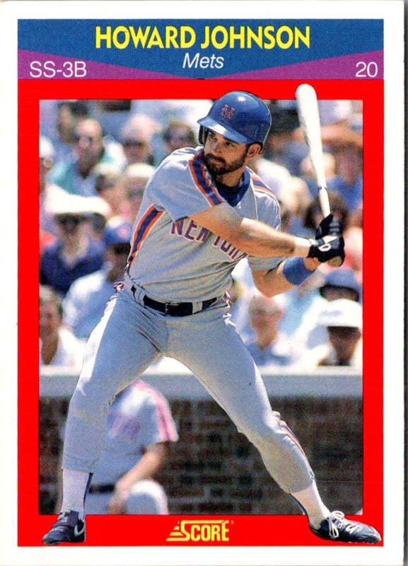 1990 Score 100 Superstars Howard Johnson #83