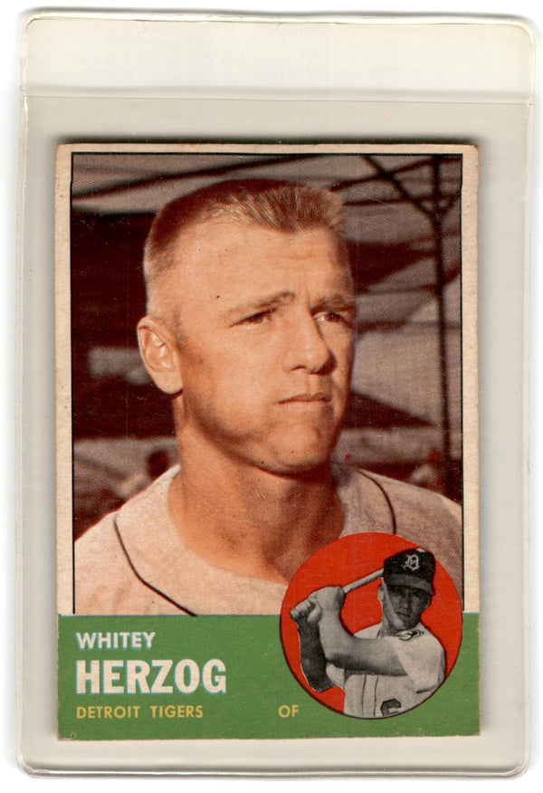 1963 Topps Whitey Herzog #302 VG-EX