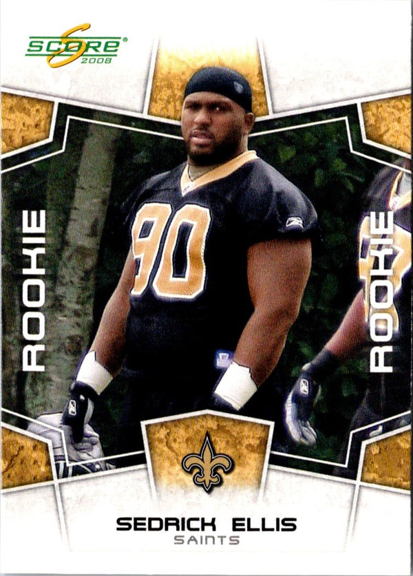 2008 Score Scorecard Sedrick Ellis #337