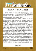 1991 Ultra All Stars Barry Sanders #1