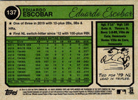 2020 Topps Archives Eduardo Escobar #137