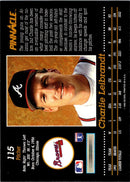 1993 Pinnacle Charlie Leibrandt