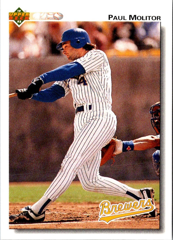 1992 Upper Deck Gold Hologram Paul Molitor #423