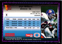 1993 Wild Card Superchrome Rookies Glyn Milburn #9