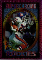 1993 Wild Card Superchrome Rookies Glyn Milburn #9