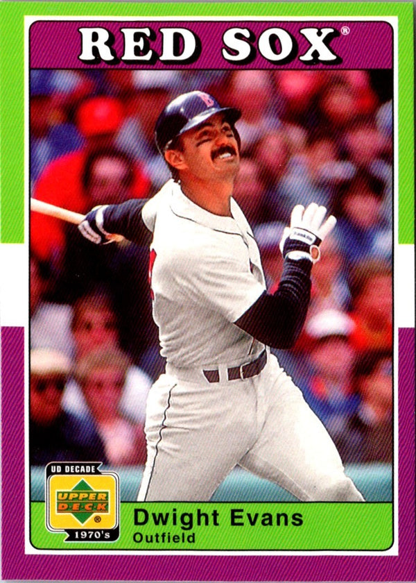 2001 Upper Deck Decade 1970's Dwight Evans #24