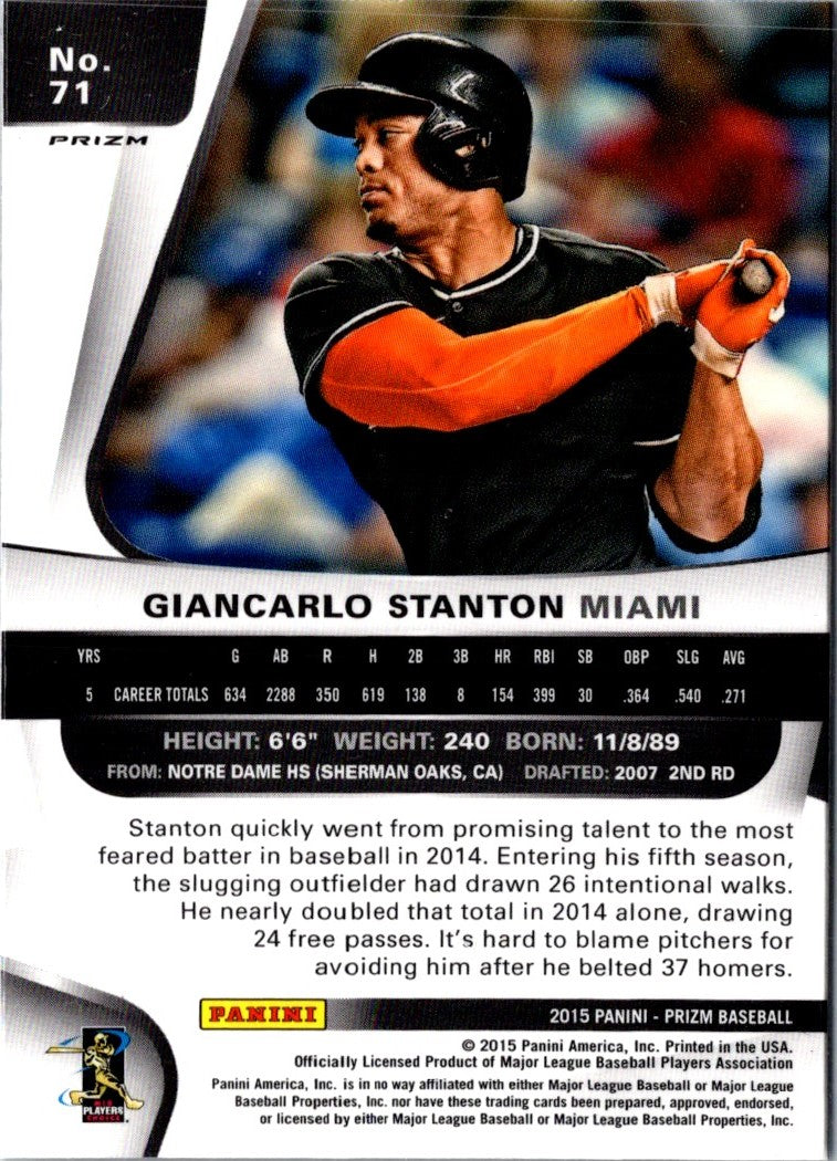 2015 Panini Prizm Giancarlo Stanton