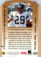 1995 SP Championship Die Cuts Terrance Shaw #38