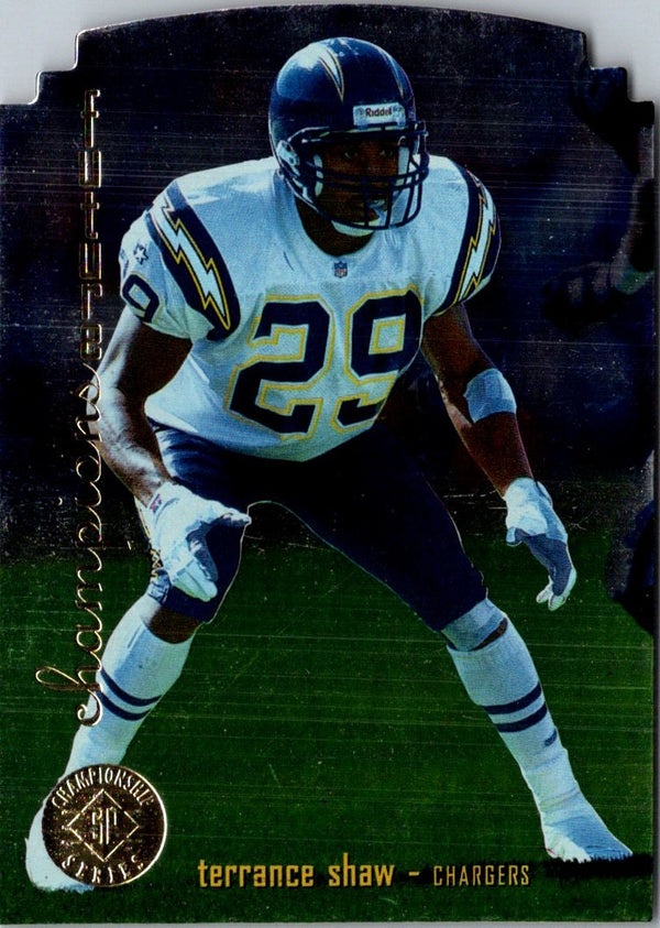 1995 SP Championship Die Cuts Terrance Shaw #38