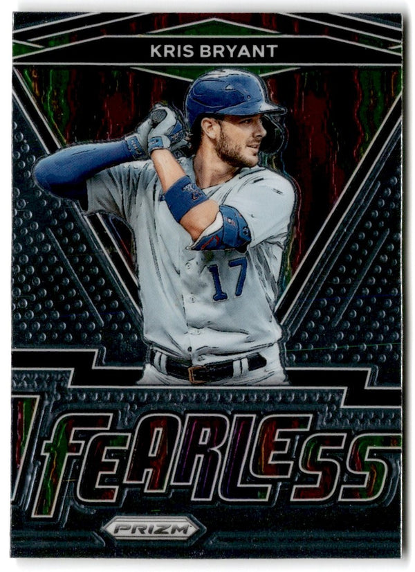 2021 Panini Prizm Fearless Kris Bryant #FR-12