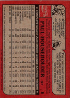 1982 Topps Coca-Cola Cincinnati Reds Paul Householder #8